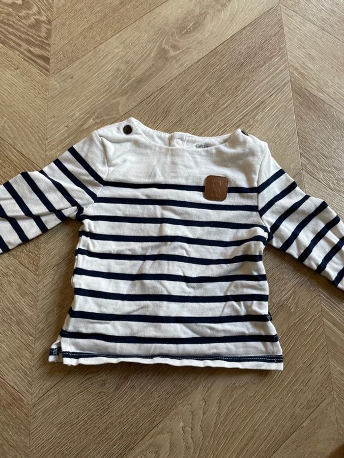 Tenue marinière taille 3 mois Obaïbi - photo numéro 4