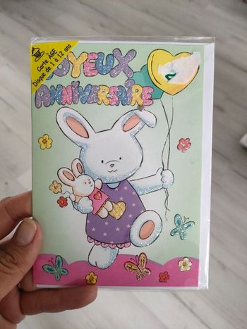 Carte postal joyeux anniversaire