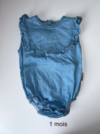 Barboteuse 1 mois