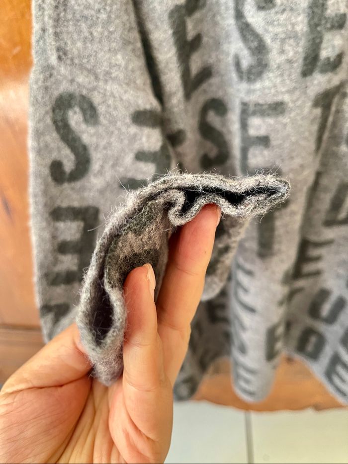 Pull oversize gris - photo numéro 4