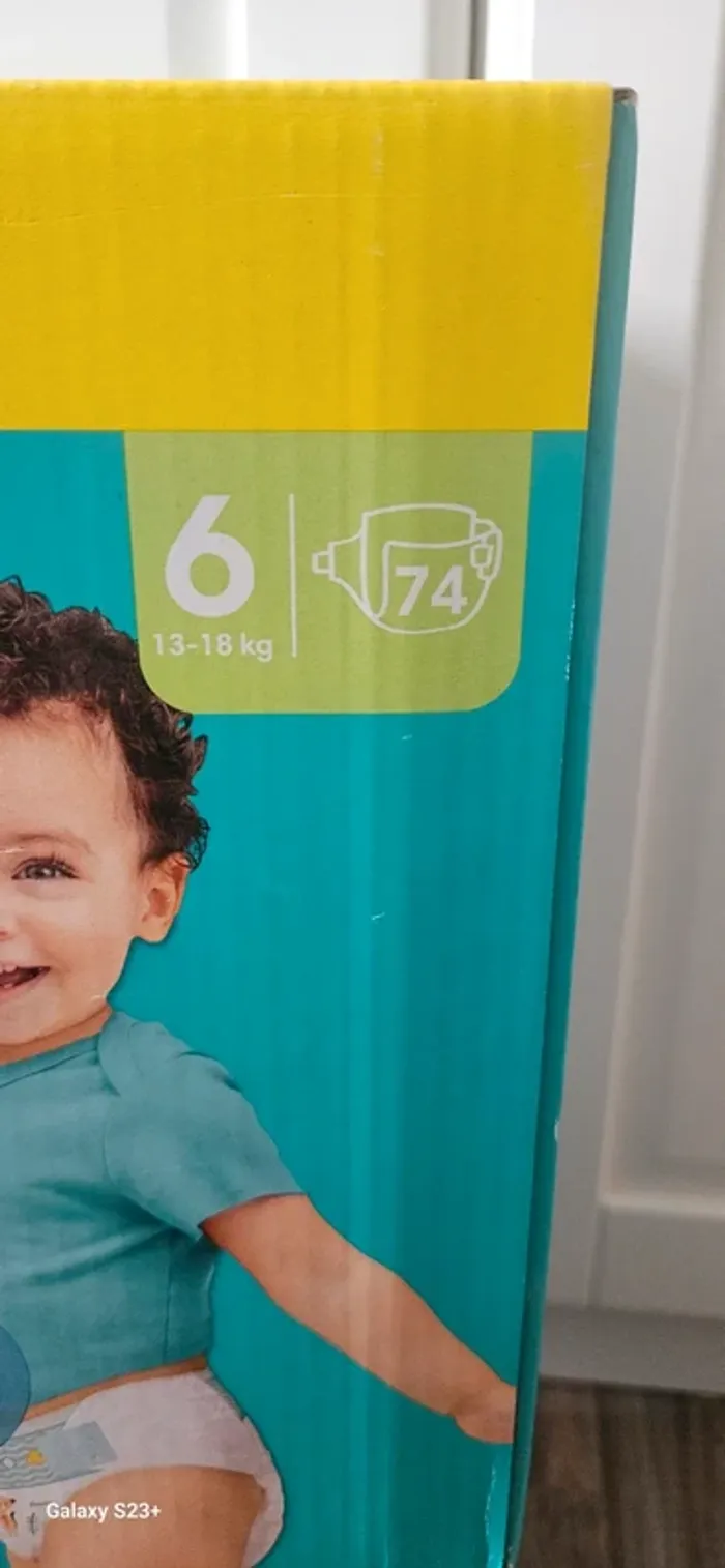 Pampers taille 6 - photo numéro 2