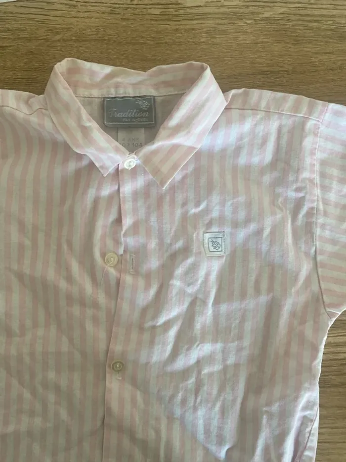 Chemise à rayure taille 4 ans - photo numéro 2