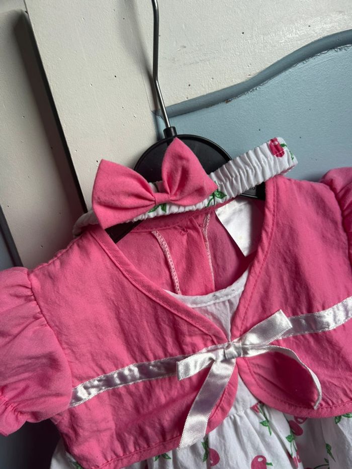 Robe manches courtes été, 6 -12 mois et bandeau - photo numéro 6