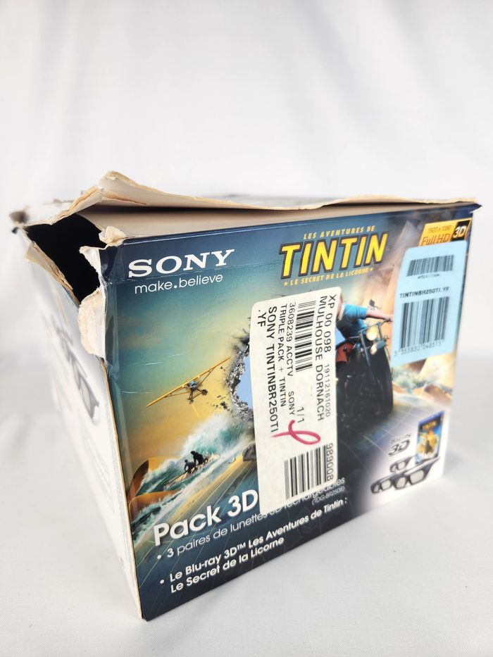 Pack 3D SONY Blu-ray Tintin "Le Secret de la Licorne" + 3 Paires de Lunettes 3D Actives SONY - photo numéro 7