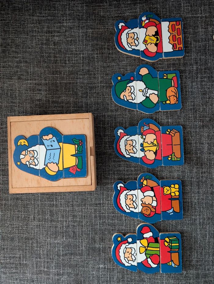 Lot de 2 puzzle bois. - photo numéro 2