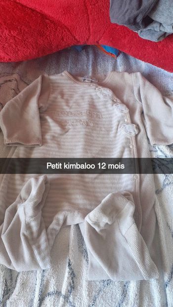 Lot 8 pyjamas 12 mois