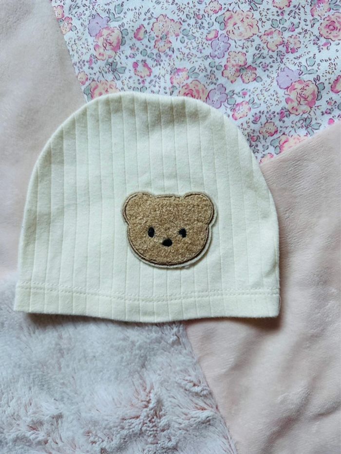 Lot de 2 bonnet 1-3 mois - photo numéro 3