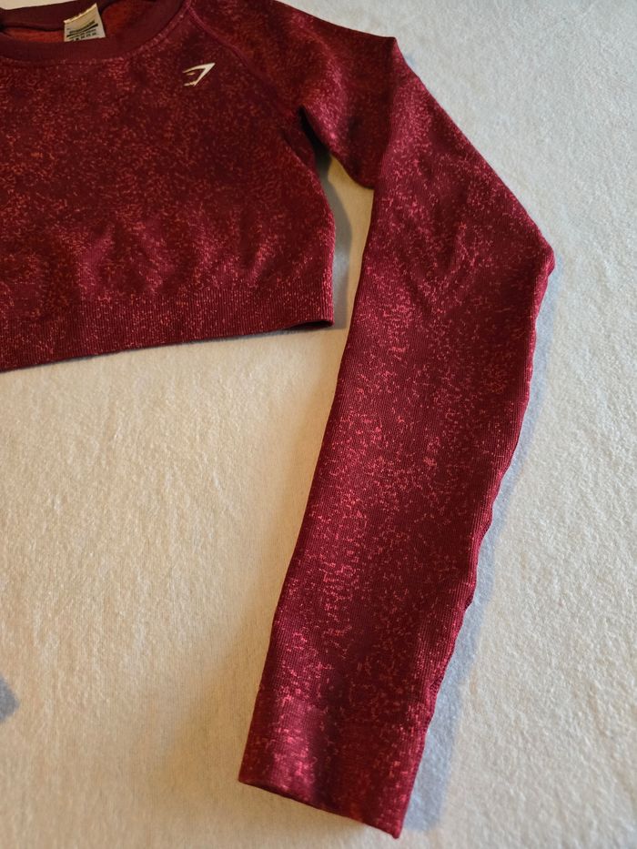 Ensemble Gymshak bordeaux/rouge - photo numéro 8
