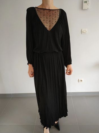Robe noire dentelle
