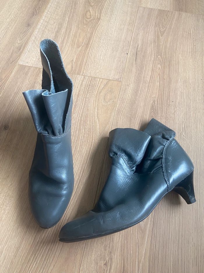 Bottines grises