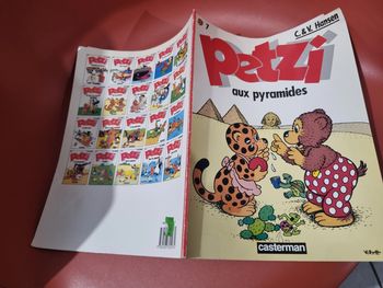 bd petzi aux pyramides Hansen casterman