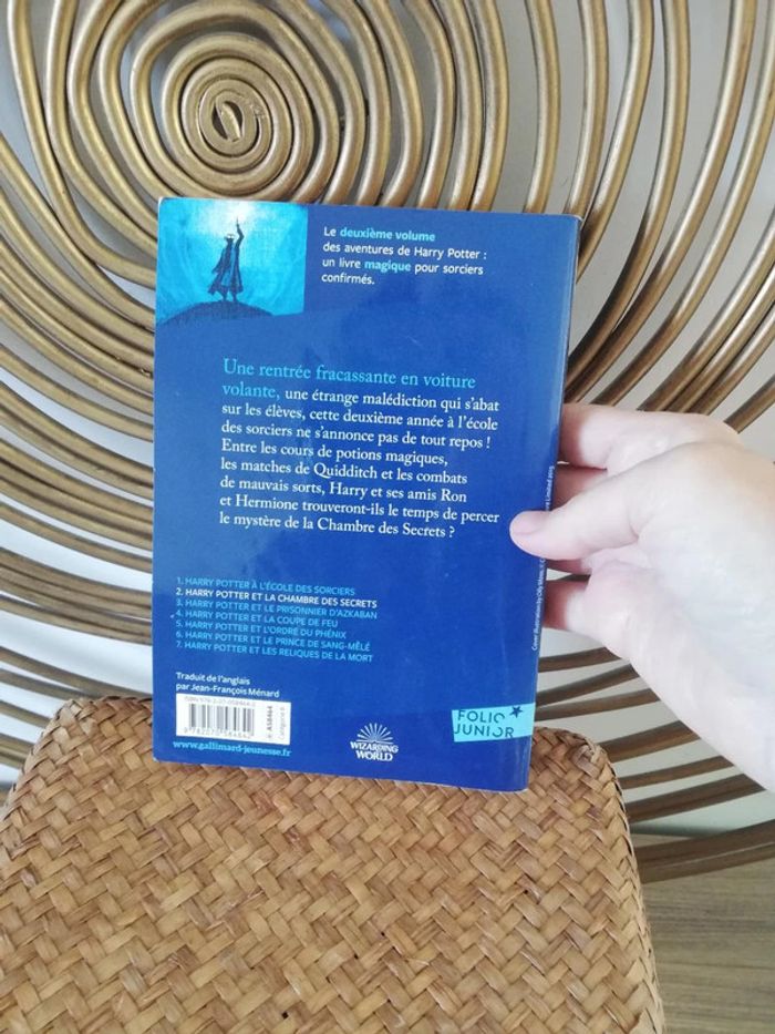 Livre Harry Potter et La chambre des secrets Tome 2 - photo numéro 2