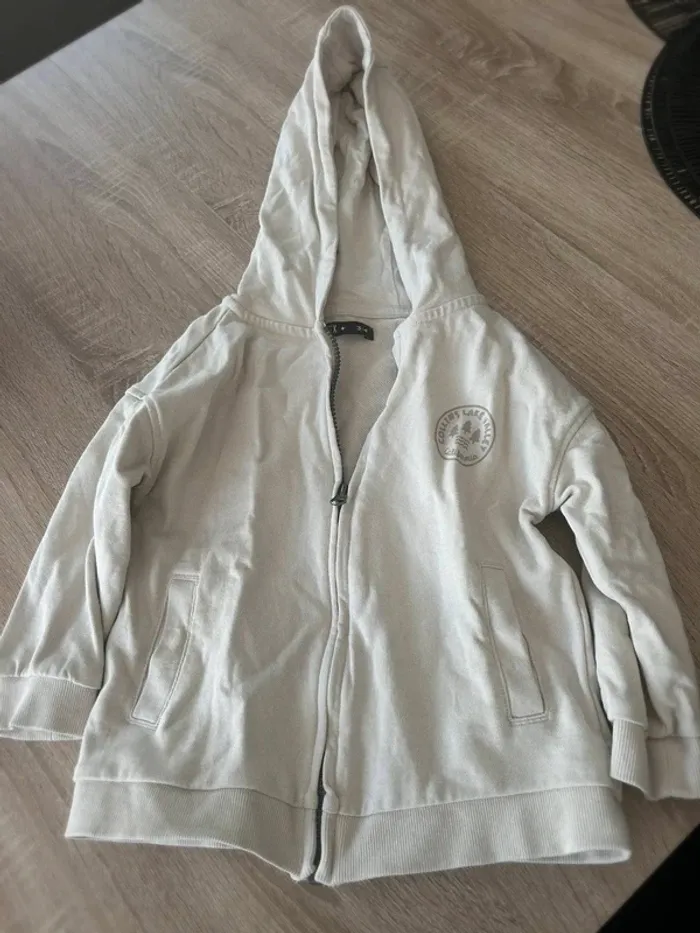 Veste légère beige crème taille 3/4 ans