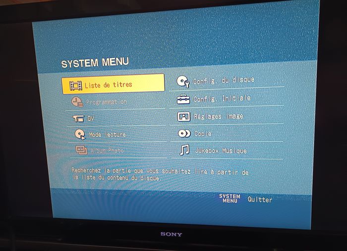 Lecteur Graveur DVD enregistreur SONY RDR-HXD870 Disque dur 160GO HDMI avec télécommande - photo numéro 5