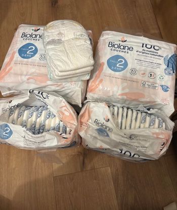 Couches biolane taille 2