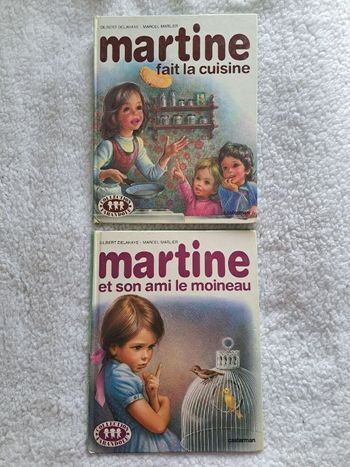 Lot de 2 livres Martine