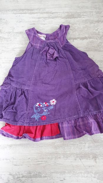 Robe velours 12 mois