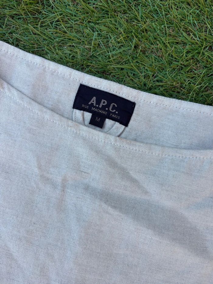 Haut fluide A.P.C - 50% lin - beige - neuf jamais porté - taille M/38 - photo numéro 3