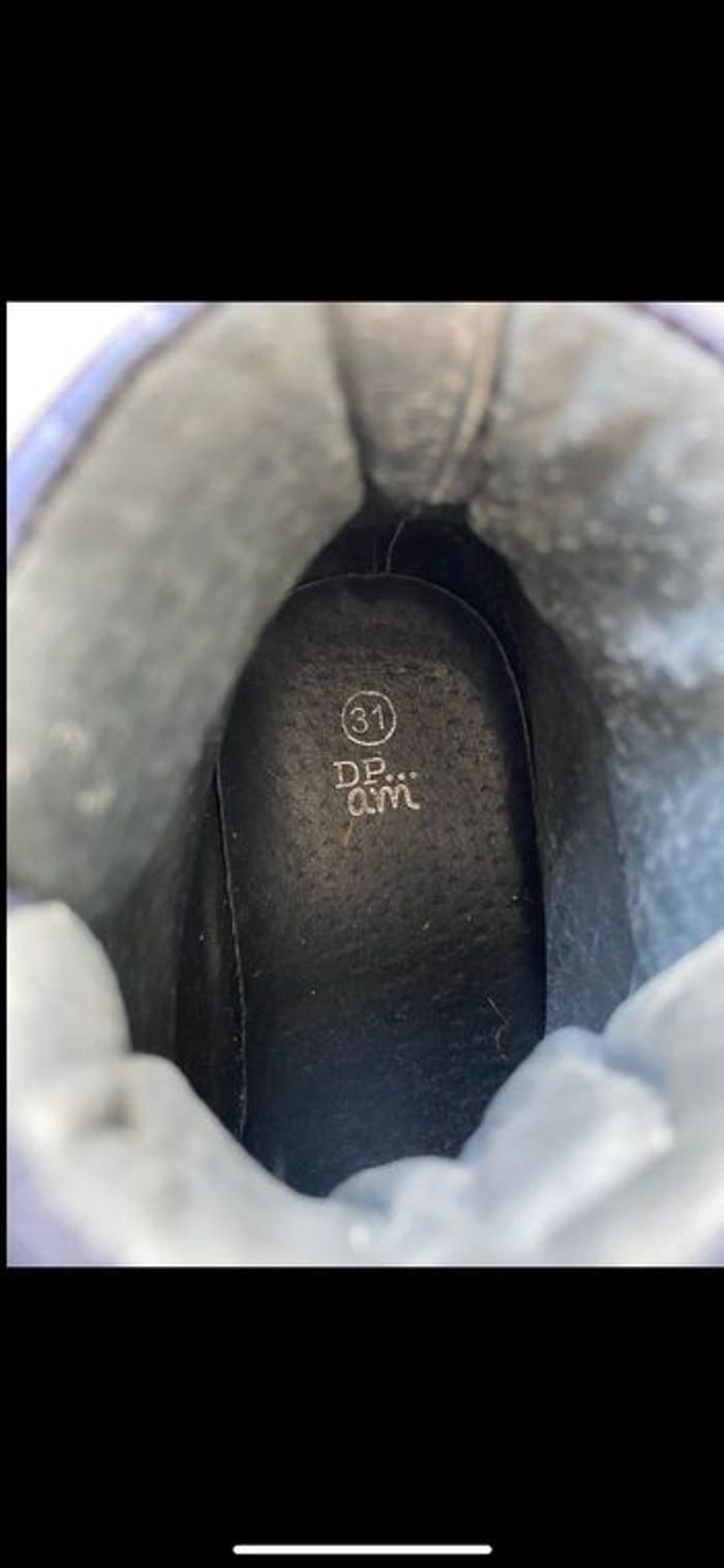 Basket pailleté bleu nuit Taille 31 - photo numéro 10