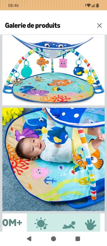 Tapis d'éveil nemo