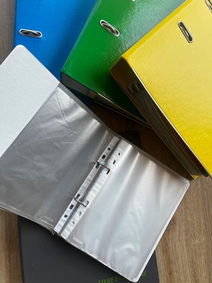 Lot de 5 classeurs - photo numéro 4