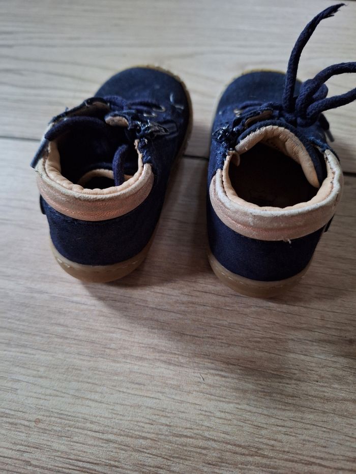 Bottines bébé fille bleues marines 20 - photo numéro 7