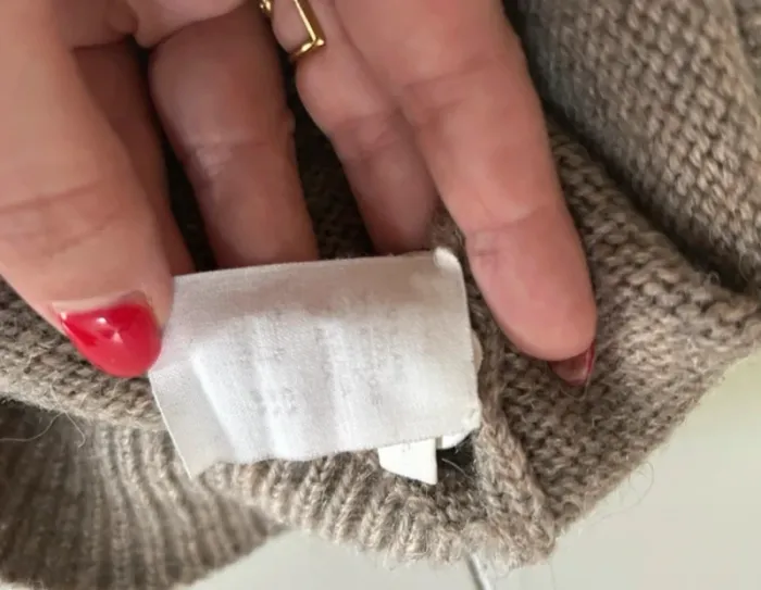 Vanessa Bruno, pull beige sans manches taille 3/40 Laine et cachemire - photo numéro 4