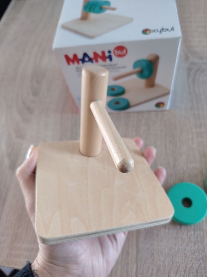Jeu d'encastrement horizontal Montessori Manibul - photo numéro 2