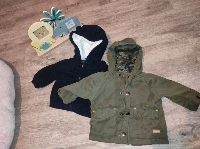 2 vestes garçon 6 mois