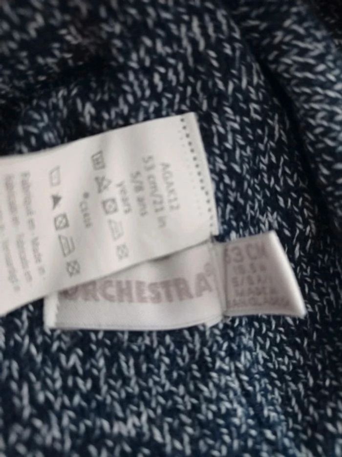 Bonnet en tricot chiné effet masque Orchestra 53 cm 5/8 ans - photo numéro 2