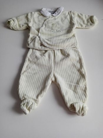 Ensemble vert pomme T 3 mois