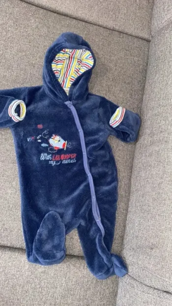 Sur pijama,grenouillère chaude