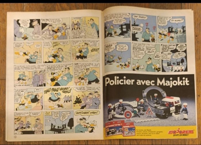 Ancien journal de mickey avec cadeau Disney star Peter pan N°1761 - 1986 vintage - photo numéro 7