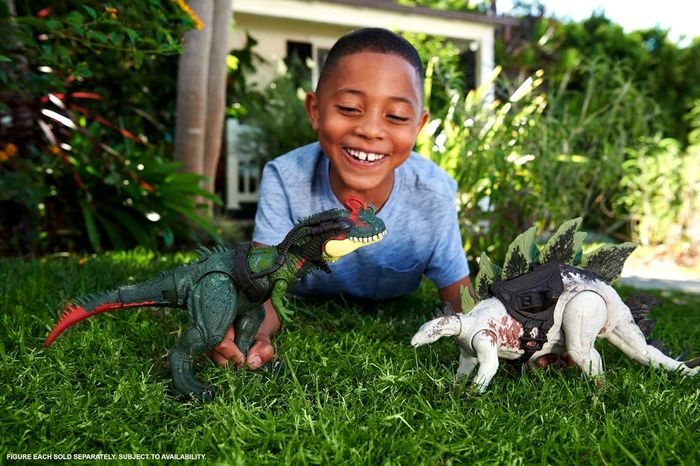 Dinosaute Stegosaurus Jurassic World Dino Trackers  avec hlp24 - photo numéro 2