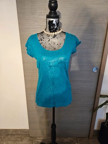 Tee shirt turquoise