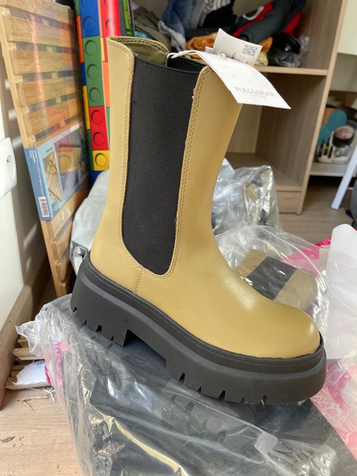 Superbes bottines pull &bear neuves avec étiquette pointure 38 - photo numéro 8