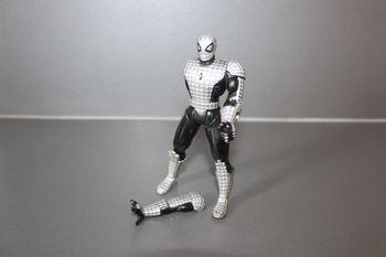 Figurine Black and Silver Armored Spider Man - Marvel 1994