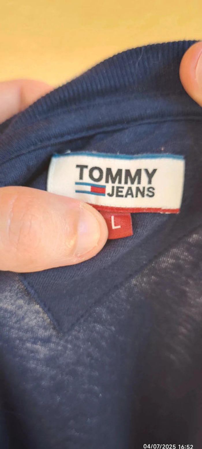 T-shirt Tommy Hilfiger Enfant Taille L Noir - photo numéro 7