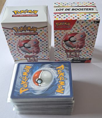 🃏 Collection de 131 cartes Pokémon série EV - 151 de 2024