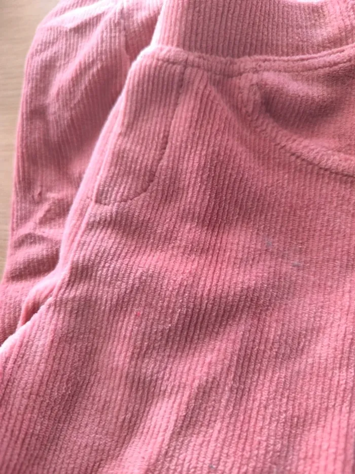 Legging velours rose , neuf , avec étiquette, fille , taille 5 ans - photo numéro 2