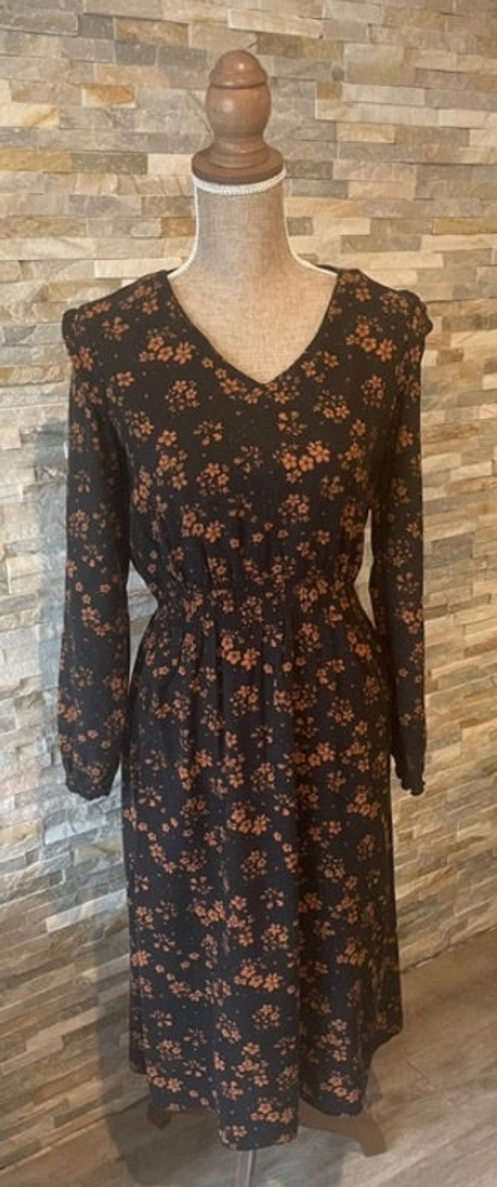 Robe longue noire Kiabi taille XS