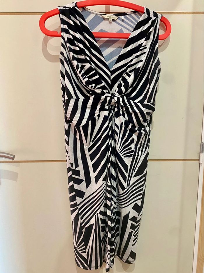 Robe de grossesse / maternité noir et blanc taille XS