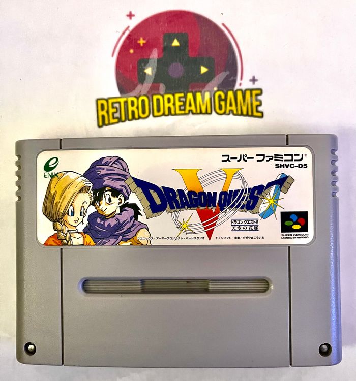 Dragon quest 5 pour Super nes japonaise