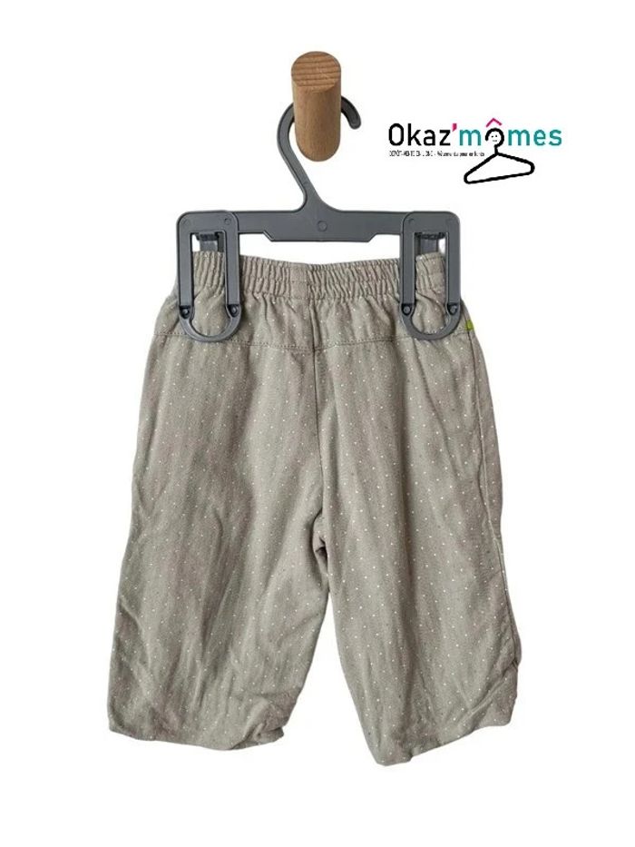 Pantalon beige fleuri - Orchestra Prémaman 6 mois - photo numéro 2