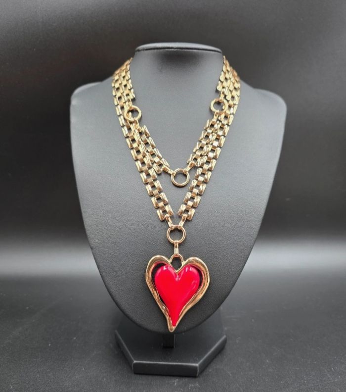 Collier double chaîne Coeur Neuf - photo numéro 6