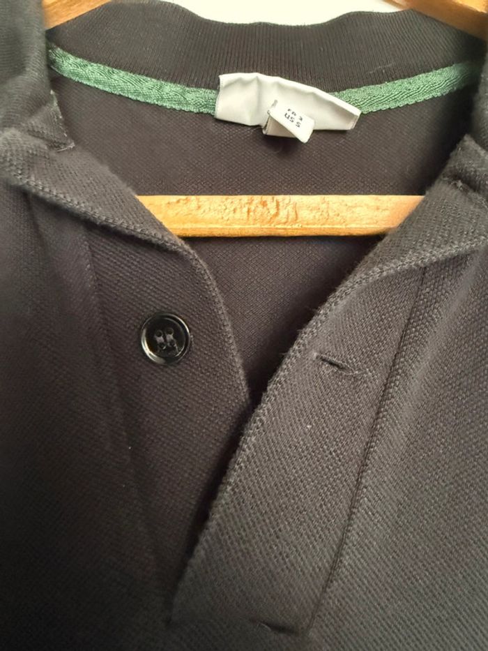 Polo noir Lacoste homme S ou 36 - photo numéro 3