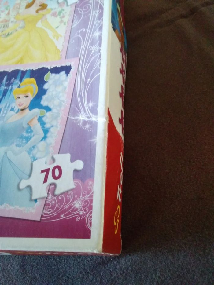 Lot de 4 puzzles "Princesses Disney" - photo numéro 4