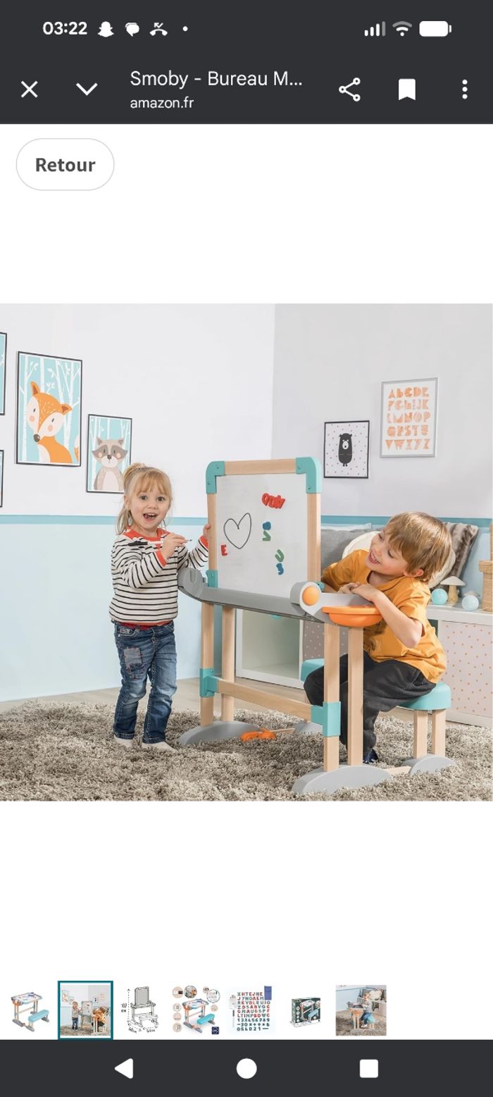 Bureau Smoby modulo space neuf - photo numéro 2