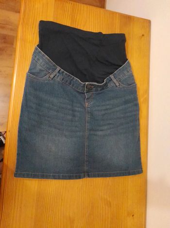 jupe de grossesse en jean taille S Gemo comme neuve