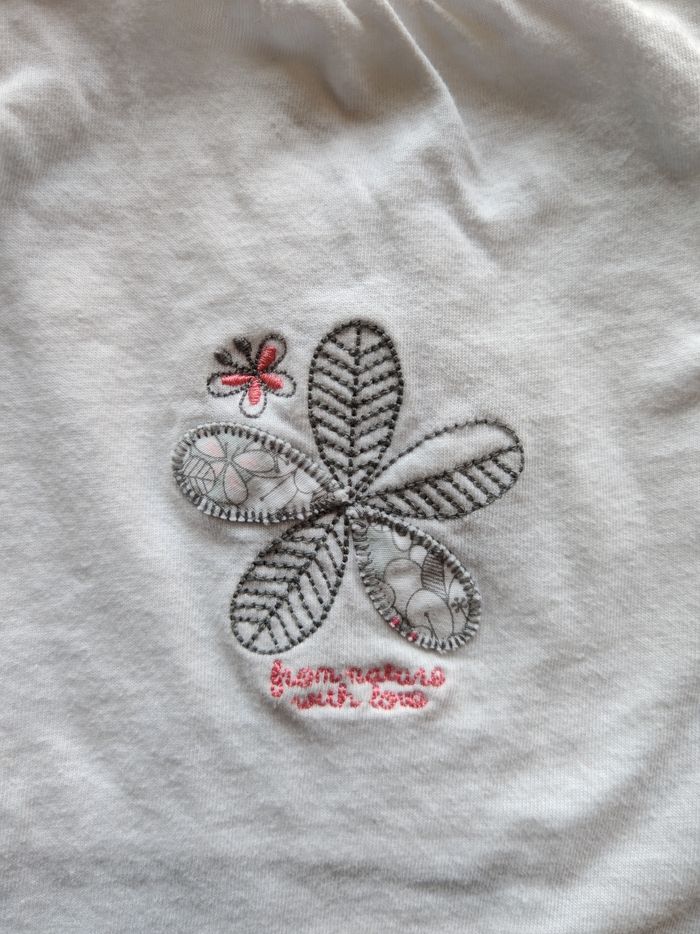 Lot de 2 barboteuses courtes Obaïbi 9 mois - photo numéro 4